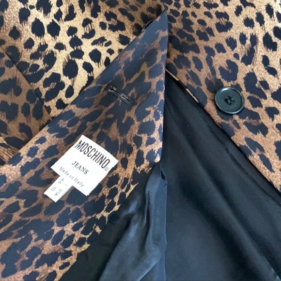 MOSCHINO LEOPARD PRINT JACKET - Picture 4 of 6